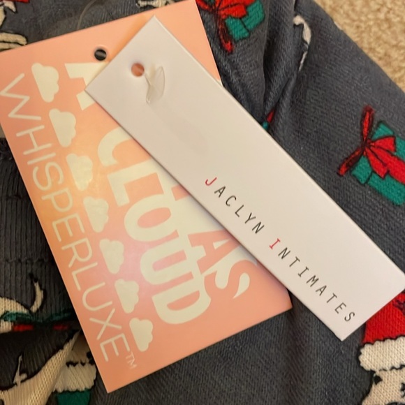 Dachshund holiday lightweight pajama bottoms. Size XL - Picture 8 of 8